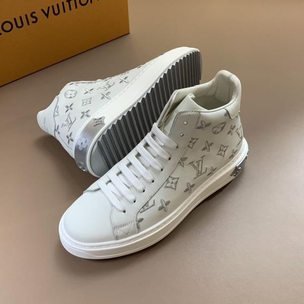 

new luxury men casual shoes leather men lace-up sneakers, embroidered breathable flat men shoes with original box packaging 12, Black