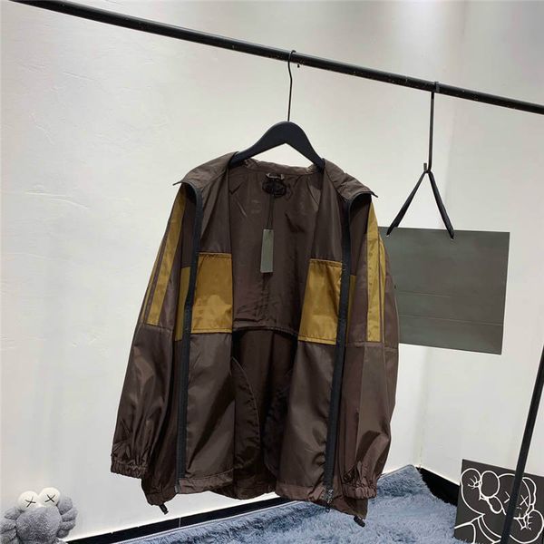 

spring autumn jackets men sport jacket mens fashion windbreaker sports hooded coats male sportwears clothes, Black;brown