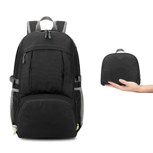 

40l foldable backpack waterproof daypack cycling camping hiking backpack travel shoulder bag outdoor bags anti theft sports bag