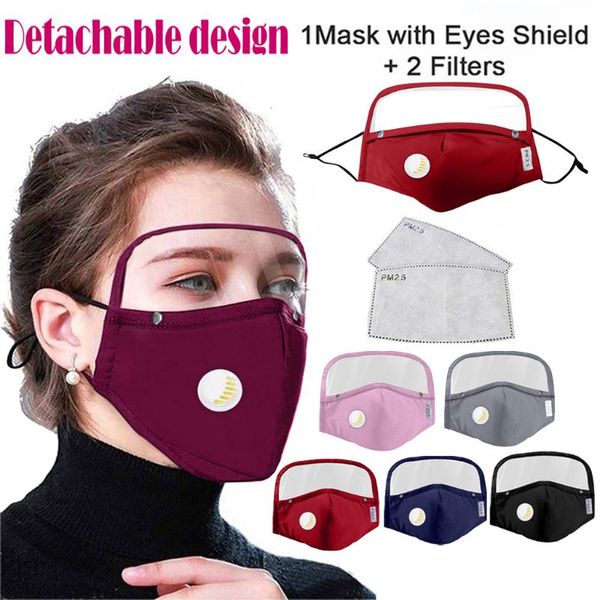

3pcs respirator face maks reusable with 6 pcs gasket filters cycling bandana cotton adjustable mouth dustproof scarf masque, Black