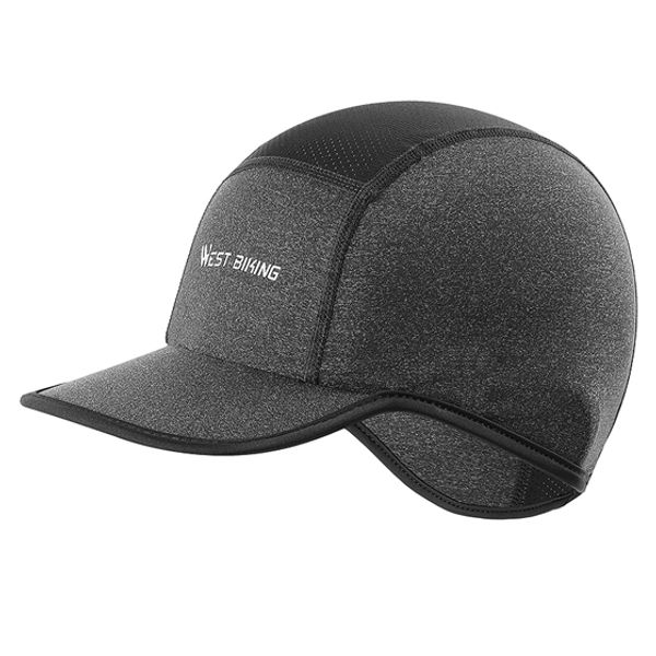 

west biking summer sport caps ice silk anti-uv cycling helmet hat running riding mtb bike bandana headband motorcycle headwear, Black