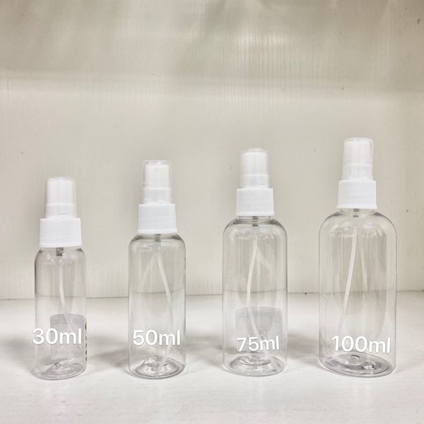

фабрика источник пятно горячий продавая 100 ml transparent лекарственное food grade материал упаковка спрей пластиковые бутылки