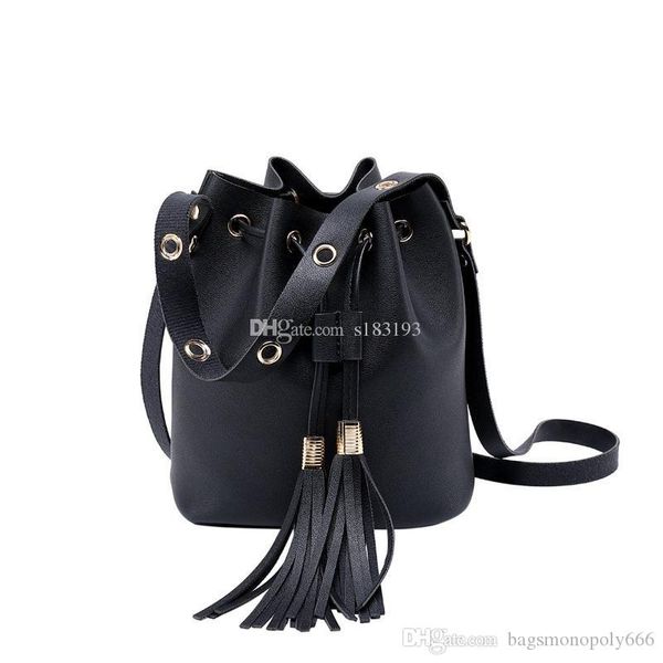 

2019 brand fashion luxury designer bags handbags fringe bundling bucket bag designer crossbody shoulder bag 5 colors optional