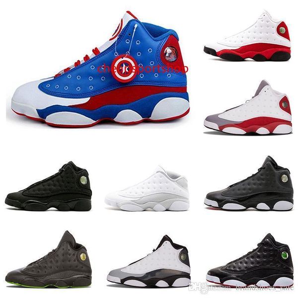 

wholesale 13 13s mens basketball shoes gs bordeaux captian hyper royal chicago phantom flint sports shoes trainers sneaker size 8-13