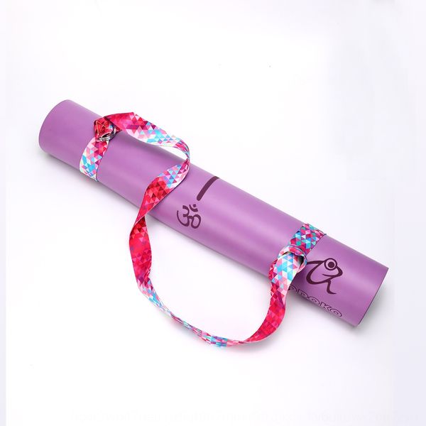 

fashion printed mat fashion print pinafore mat multi-functional stretch straps yoga rope tension yoga straps