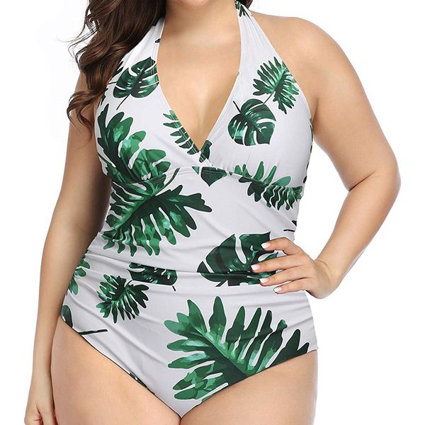 

2020 one piece swimsuit women swimwear push up monokini bodysuit swimsuit print bathing suit summer beachwear plus size 4xl, White;black