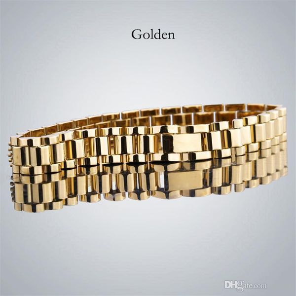 

men's designer bracelets with stainless steel iced out bracelet luxury designer bracciali for women drop shipping, Golden;silver