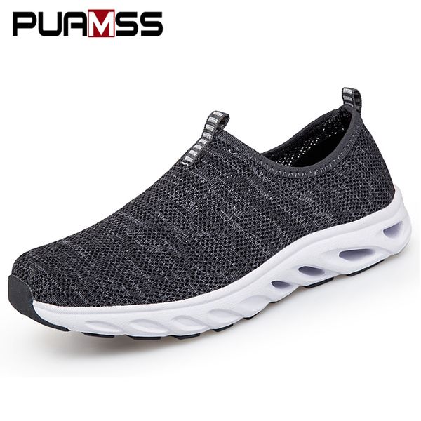 

men casual shoes fashion light breathable summer sneakers outdoorcasual mesh walk shoes zapatos de hombre men, Black