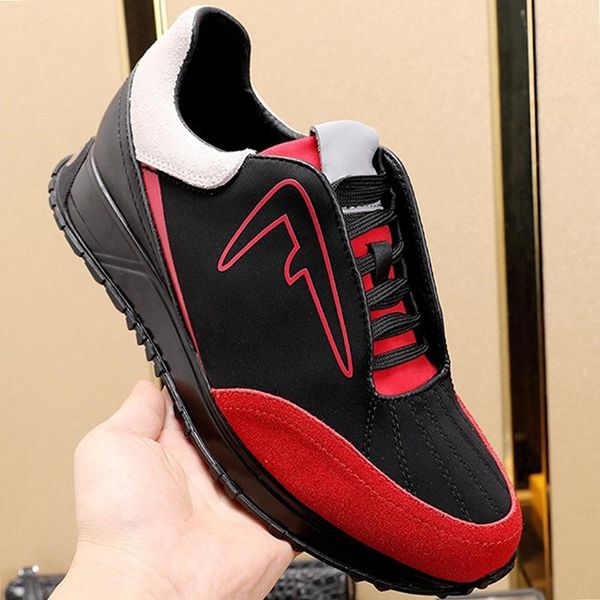 

fashion classic scuba low - sneakers mens shoes autumn and winter plus size lace -up vintage casual men shoes with origin b, Black