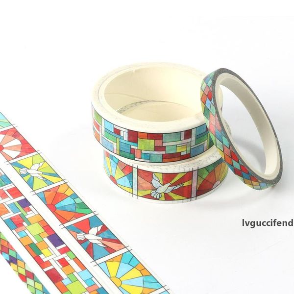 

new 3pcs colorful geometry grid washi tape school supplies stationery tape office stationery 2016