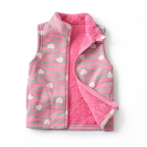 

bx0266 autumn warm and winter vest new children and girls velvet thickened comfortable warm polar fleece vest, Camo