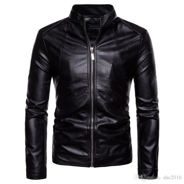 

selling men's new trend fashion luxury casual jacket hip hop casual jacket men's rock motorcycle jacket asian si, Black