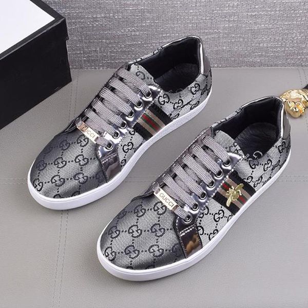 

luxury men 's shoes lightweight footwears lace -up low casual sports men shoes luxury sneakers herren luxus marken sch, Black