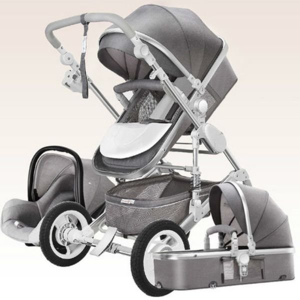 

высокий пейзаж luxury infant 3 в 1 коляска детская коляска коляска basket четыре колеса baby safe сиденья
