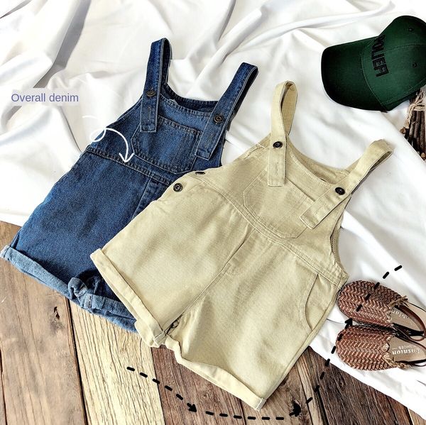 

2020 women's shorts and trousers and trousers wear summer new korean casual children's denim shorts children's pants p8866, Blue