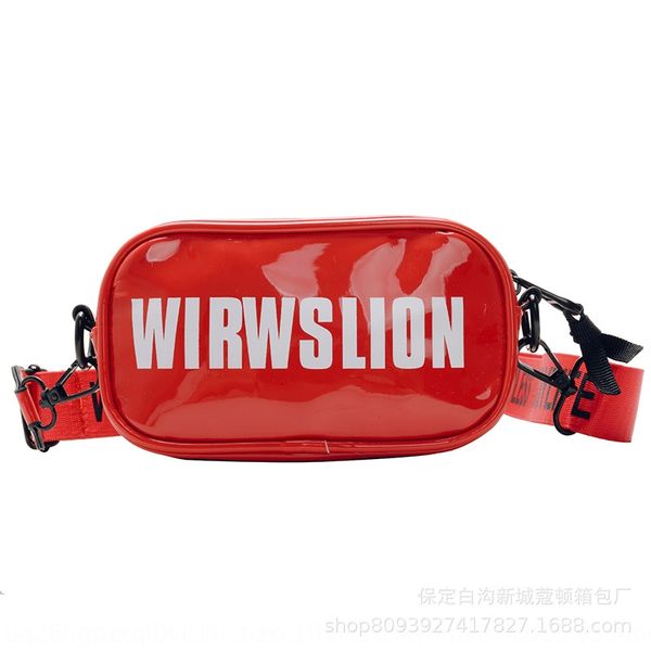 

children's bright small square girls mini shoulder travel beauty korean accessories coin purse fashion shoulder bag fashion bag