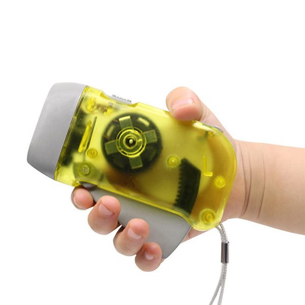 

hand crank traveling torch light outdoor camping battery-lights manual hand-pressing crank
