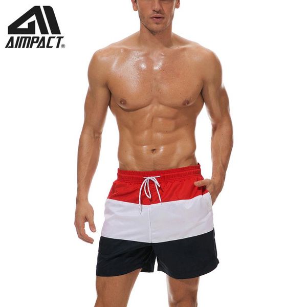 

men's jogger shorts bath suits striped beach shorts male boardshorts swim short fast dry surfing with drawstring am2301, White;black