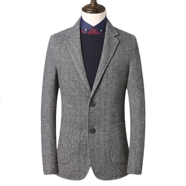 

mens tweed jacket custom made gray tweed coat,bespoke mens coat herringbone coats,blazer masculino,herringbone coat men, White;black