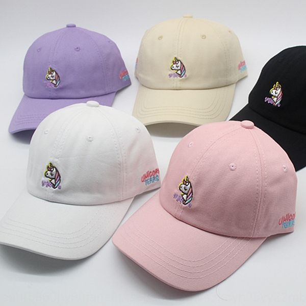 

unicorn baseball korean summer fashion sun female embroidery letter duck tongue hat male student baseball cap cap sun hat, Blue;gray