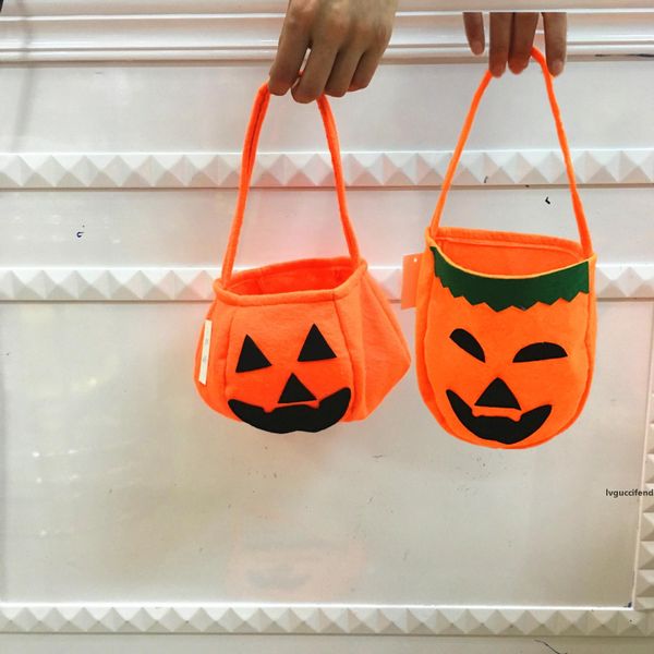 

halloween pumpkin bags handheld props non-woven fabrics halloween candy bags