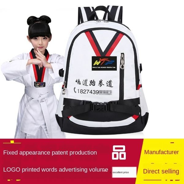

jwivg training class pupil wear-resistant student taekwondo bag training class pupil backpack wear-resistant student bag taekwondo backpack