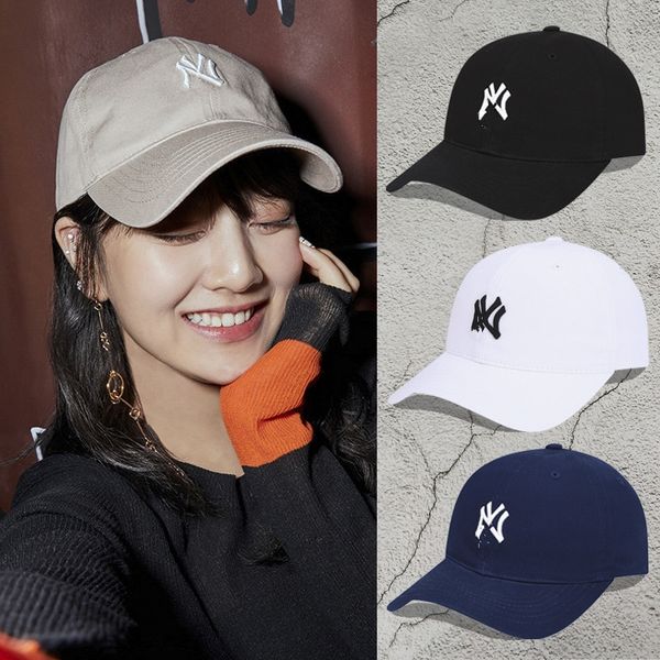 

ya hat female summer and autumn korean casual all-match soft la yankees baseball cap baseball cap male, Blue;gray