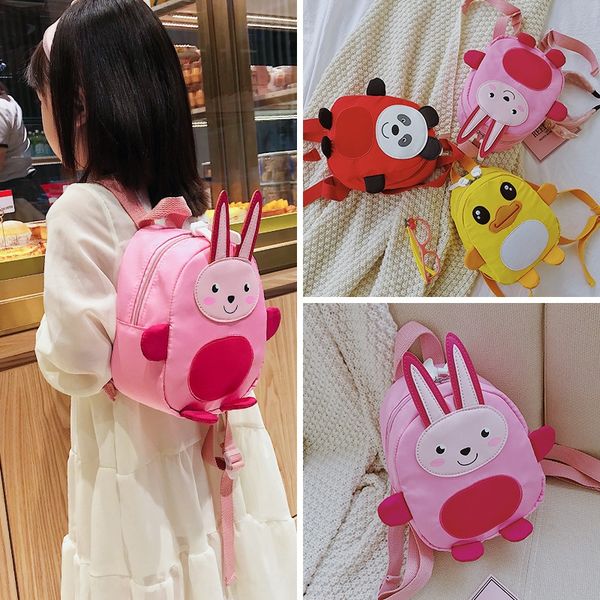 

2020 children's backpack kindergarten bag animal baby bag boys and girls children cartoon cute backpack tide