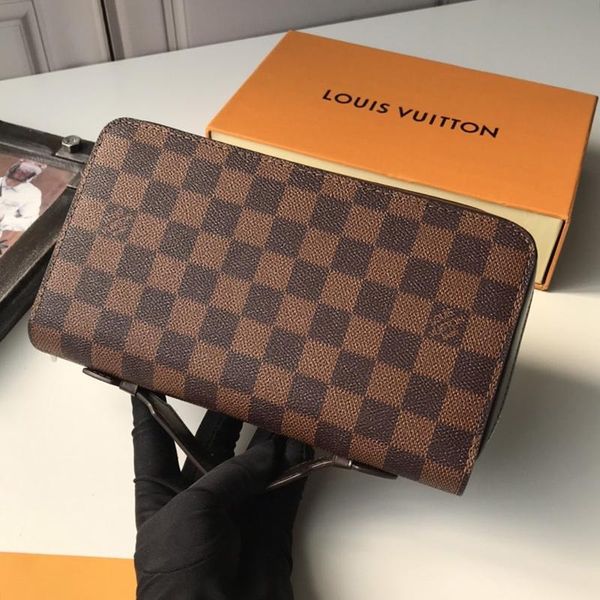 

mens wallet purses classic trend handbags purses money coin pocket long leather wallets luxury designer zipper men purse
