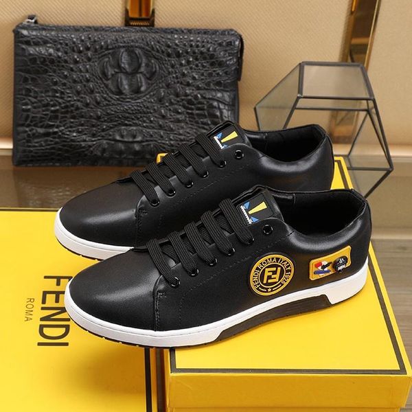 

mens shoes with origin box vintage comfortable outdoor walking sports shoes low lace -up casual men shoes scarpe da uomo, Black