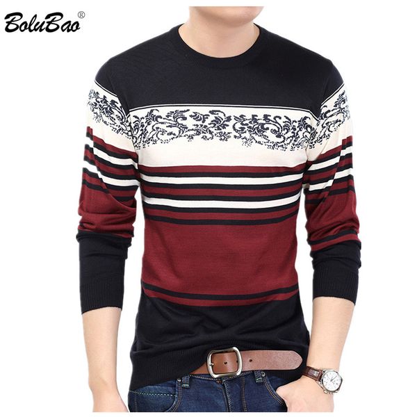 

fgkks men's sweater knitwear 2020 autumn winter male o-neck splice casual sweater men's slim fit knitted pullovers clothing, White;black