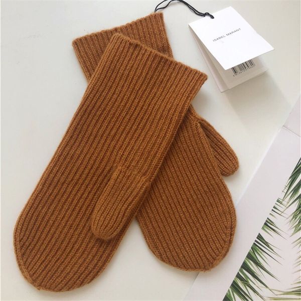 

women' warm and gloves winter warm french niche caramel cashmere simple gloves, Blue;gray