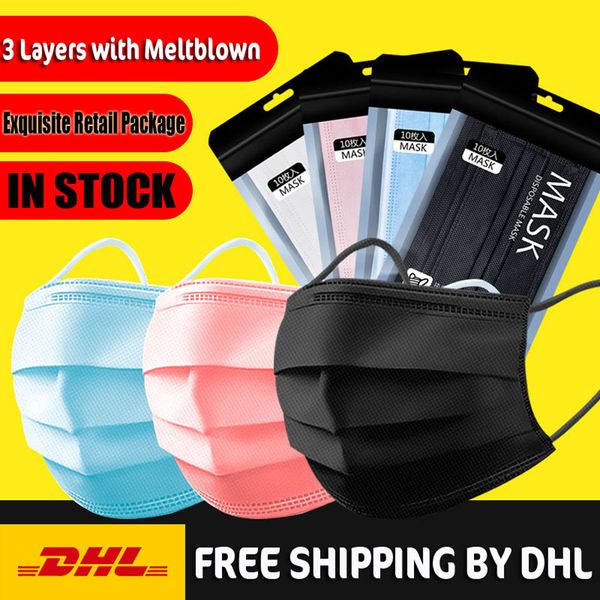 

Новое прибытие 3ply маски одноразовые 3 слоя пылезащитные маски Защитные маски Set Anti-Dust Mask Orignal с утонченным розничной упаковке
