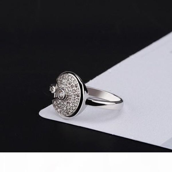 

женщины amulet алмаз кольца s925 стерлингового серебра навсегда любовь женщин свадебная пара кольцо, Slivery;golden