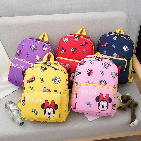 

r0jxd 2020 new primary school students bag backpack' backpack cartoon cute children's small schoolbag fashionable printed children
