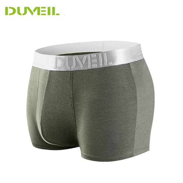 

duveil men's modal breathable sports underwear flexible four corners 3d convex underpants thickening soft boxer shorts, White;black