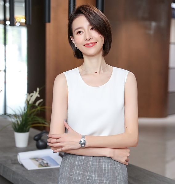 

small camisole base shoulder vest slim and slim solid color v-neck base female vest commuting fashion interior straps female, Camo
