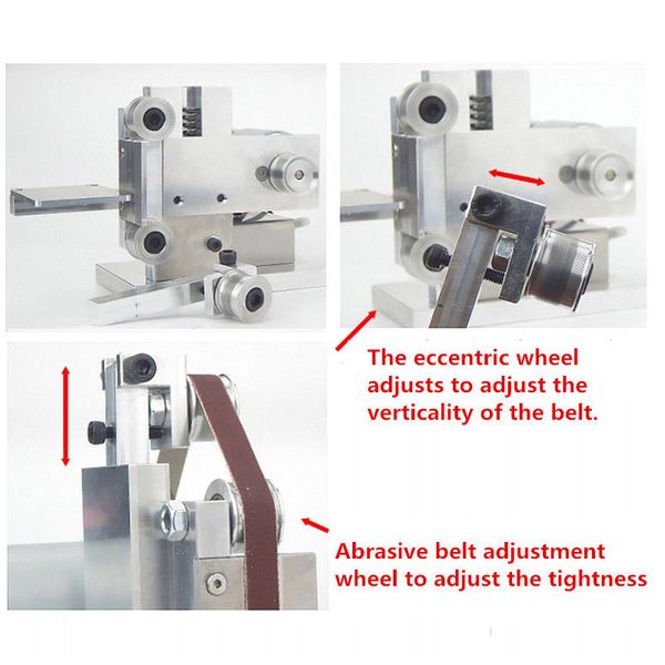 

diy mini belt sander cutter apex edge sharpener polishing/grinding machine tool dtt88