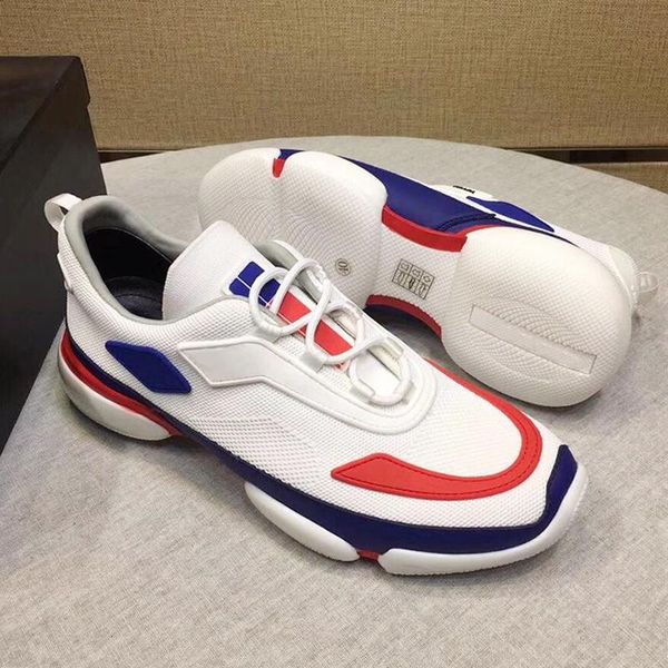 

knit fabric cloudbust sneakers mens shoes fast delivery comfortable footwears plus size low men shoes manner schuhe, Black