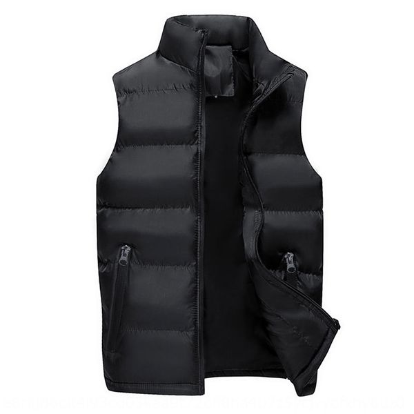 

cotton vest men's korean style trendy coat casual waistcoat men's slim handsome down cotton vest, Black;white