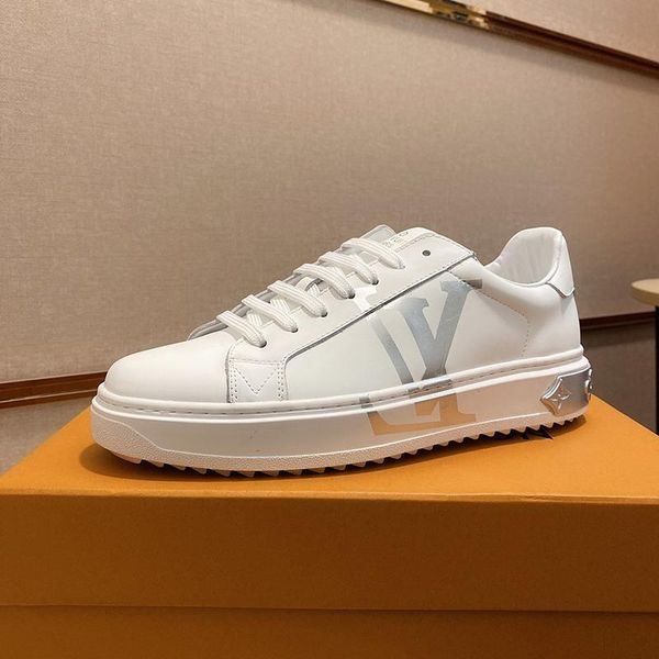 

2020h new luxury design leather printed breathable sports shoes fashion wild mens casual shoes mens banquet shoes size: 38-451, Black