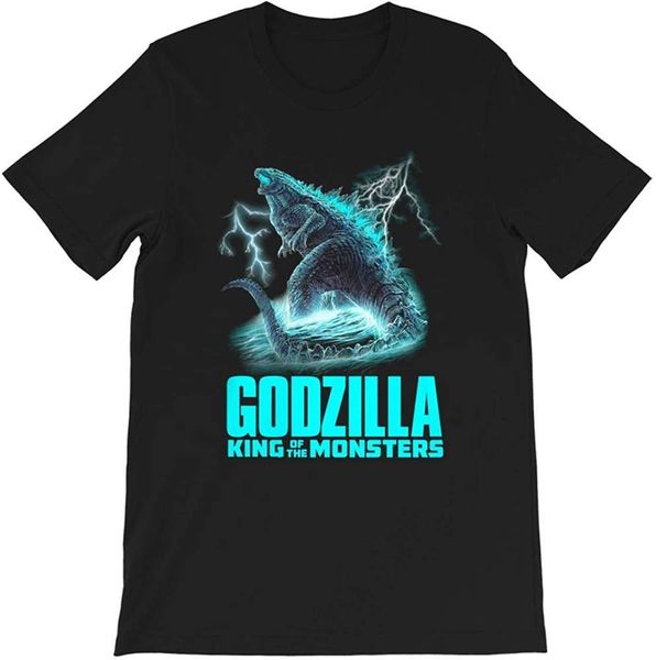 

godzilla king of the monsters fantasy science fiction movie film vintage gift men women girls unisex, Gray;blue