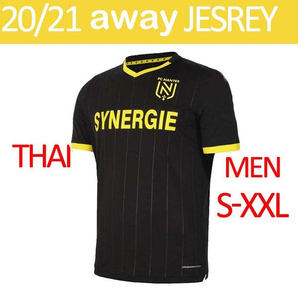 2020 20 21 Maillots Nantes FC Soccer Jersey Maillot De Foot Kits 2020 2021 SIMON LOUZA A TOURE ...