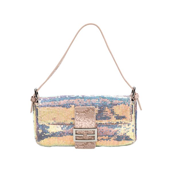 

2020 brand new women bag crossbody bag for women pink buckle handbag glitter sequin chain shoulder quality leather handbag