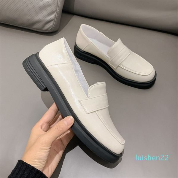 

pxelena large size 34-45 new spring women low heel loafers slip on soft comfort daily leisure pumps lady mules shoes black beige l22