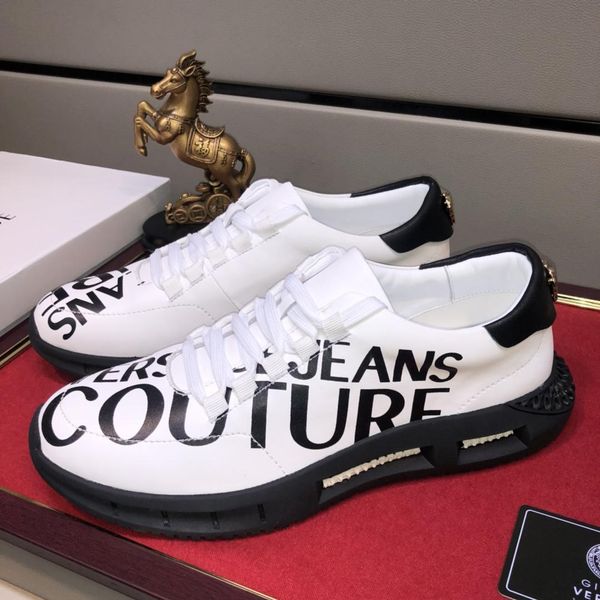

2020-2019k autumn new luxury high-end custom leather men's running casual shoes, tide brand personality wild low-shoes, size: 38-44