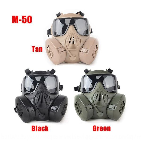 

3dupr american m50 mask dc-15 cover with lens anti-bb bomb riding protection equipment protection protective mask army fans cs field equipme
