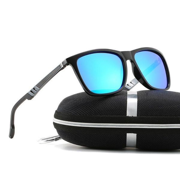 

2020 new polarized sunglasses for men colorful lens aluminum magnesium spring leg fashion women sunglasses t200511, White;black