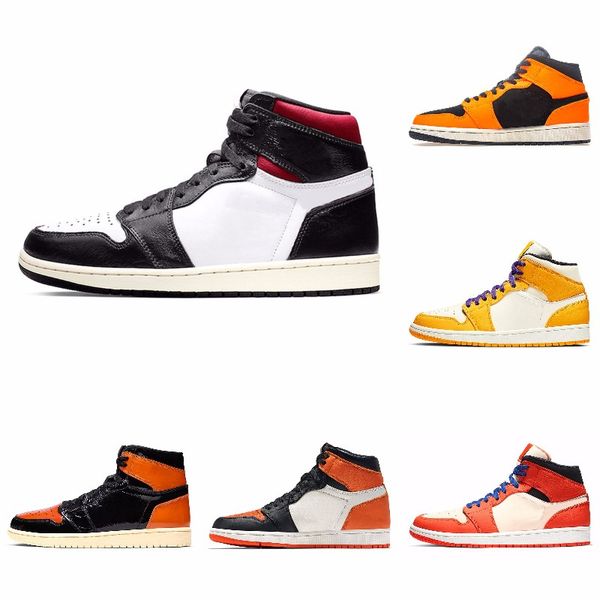 

fashion 1 og travis scotts cactus jack unc spiderman mens basketball shoes 1s 3 banned bred toe men sports women sneakers trainers