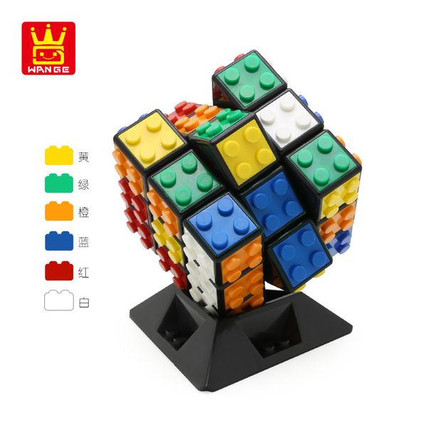 

rubik's cube children's toy puzzle decompression creative beginners third order rubik's cube smooth puzzle plastic toys